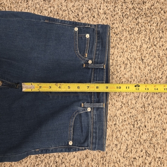 GAP Mid Rise Size 26R Straight Leg Jeans Dark Wash With Flex Waist - Picture 16 of 16